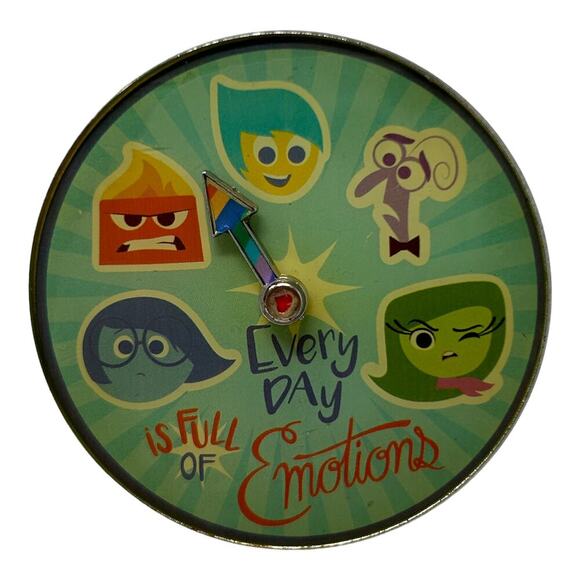 Disney Store Inside Out Metal Emotions Dial Charm Clip Backpack Bag Replacement - Picture 9 of 11